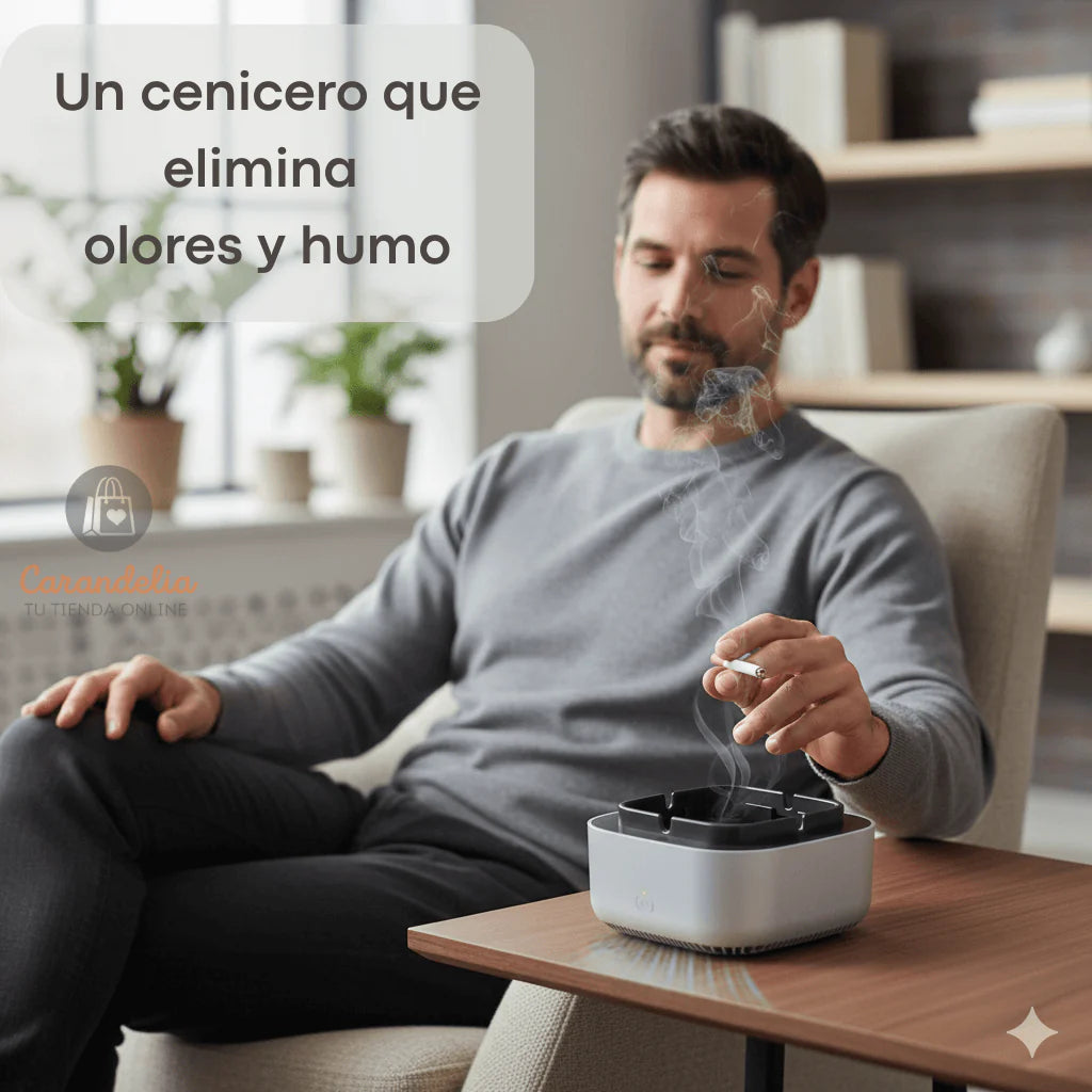 CENICERO INTELIGENTE TU AMBIENTE LIBRE DE HUMO 💨 ENVÍO GRATIS