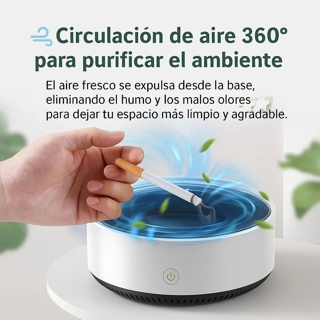 CENICERO INTELIGENTE TU AMBIENTE LIBRE DE HUMO 💨 ENVÍO GRATIS